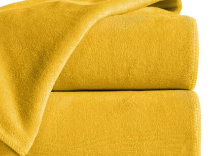 Ręcznik 50x90 AMY szybkoschnący musztardowy z mikrofibry