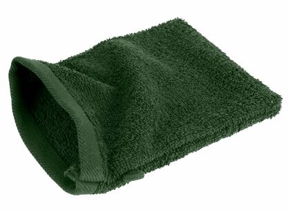 Rękawica bawełniana 16x21 GŁADKA 2 jednokolorowa ciemna zieleń