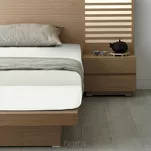 Prześcieradło z bawełny renforce z gumką 140x200 kremowe GŁADKIE z kolekcji Nova Style - 6