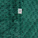 Koc 170x210 CINDY 6 ciemna zieleń puszysty w drobny wzór Design 91 - 9