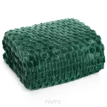 Koc 170x210 CINDY 6 ciemna zieleń puszysty w drobny wzór Design 91 - 5