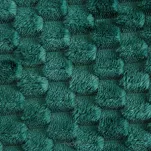 Koc 170x210 CINDY 6 ciemna zieleń puszysty w drobny wzór Design 91 - 7