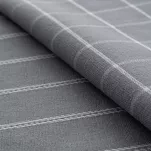 Komplet ścierek kuchennych 2x50x70 RUBI srebrne w pasy z bawełny - 3