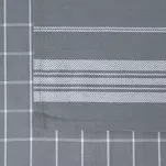 Komplet ścierek kuchennych 2x50x70 RUBI srebrne w pasy z bawełny - 2