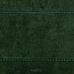 Ręcznik 70x140 MARI zielony z welurową bordiurą w pasy 500 g/m2 - 2