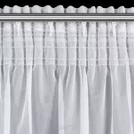 Firana na taśmie 140x270 MIREA biała błyszcząca półtransparentna - 8