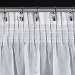 Firana na taśmie 140x270 MIREA biała błyszcząca półtransparentna - 10