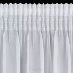 Firana na taśmie 140x270 MIREA biała błyszcząca półtransparentna - 4