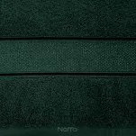 Ręcznik bawełniany 70x140 LIANA ciemna zieleń zdobiony bordiurą z błyszczącą nicią - 4