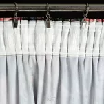 Zasłona na taśmie 140x270 PEONIA bordowa z wzorem kwiatów piwonii efekt 3D - 12