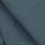 Narzuta 170x210 ALARA 5 turkusowa pikowana z mikrofibry wzór rombów - 3