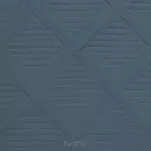 Narzuta 170x210 ALARA 5 turkusowa pikowana z mikrofibry wzór rombów - 2