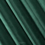 Zasłona na przelotkach 140x250 VILLA welwetowa ciemna zieleń o aksamitnej strukturze - 6
