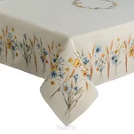 Obrus gobelinowy 140x180 61 naturalny z wzorem kwiatów polnych - 2