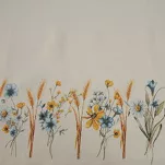 Obrus gobelinowy 140x180 61 naturalny z wzorem kwiatów polnych - 3