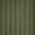 Pościel satynowa 220x200 VERA jednokolorowa gładka oliwkowa w prążki - 5