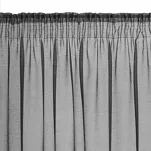 Firana na przelotkach 140x270 MARION czarna z aplikacją - 4