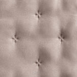 Narzuta z mikrofibry 220x240 LIBI 3 pudrowa pikowana w delikatny wzór z falbaną - 2