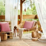 Poszewka na taras 45x45 GARDEN 3 różowa wodoodporna - 5