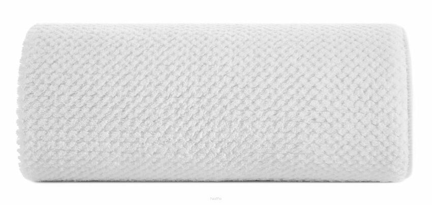 Ręcznik szybkoschnący 50x90 ZOE 1 biały z mikrofibry o ryżowej strukturze