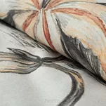 Pościel z makosatyny 160x200 AIKO Eva Minge kremowa pomarańczowa designerski wzór - 2