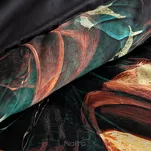 Pościel z makosatyny 220x200 EVA 16 Eva Minge czarna z designerskim wzorem z kolekcji Premium - 3