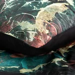 Pościel z makosatyny 220x200 EVA 16 Eva Minge czarna z designerskim wzorem z kolekcji Premium - 4