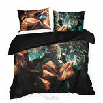 Pościel z makosatyny 220x200 EVA 16 Eva Minge czarna z designerskim wzorem z kolekcji Premium - 5