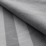 Komplet ścierek kuchennych 2x50x70 KARIN srebrne w pasy z bawełny - 3