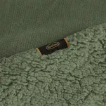 Koc jednokolorowy 150x200 TEDY oliwkowy imitujący buklę - 3