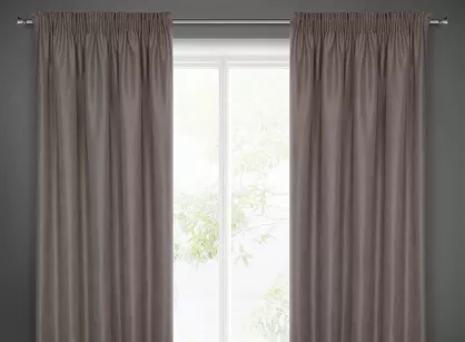 Zasłona na taśmie 140x270 ADA jednokolorowa grafitowa