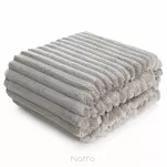 Koc 150x200 SOFT beżowy puszysty typu flano z wytłaczanym wzorem Design 91 - 4