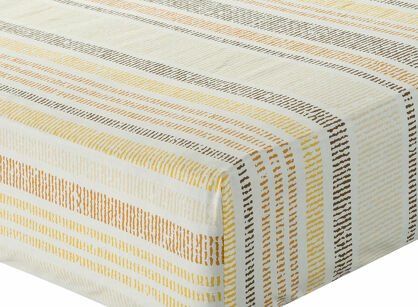 Prześcieradło z bawełny renforce z gumką PRINT 2 w pasy 160x200 z kolekcji Classic