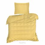 Poszewka bawełniana 70x90 NOVAC musztardowa z ozdobną kantą Nova Colour - 4