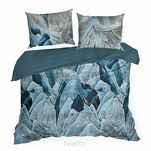 Pościel z makosatyny 220x200 PREMIUM 29 biała turkusowa designerski wzór Premium - 6