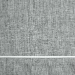 Serwetka 30x40 MEGI popielata zdobiona białą lamówką 4 szt. - 3