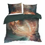 Pościel z makosatyny 220x200 SELVA Eva Minge turkusowa miętowa designerski wzór - 4