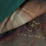 Pościel z makosatyny 220x200 SELVA Eva Minge turkusowa miętowa designerski wzór - 3