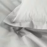 Poszewka bawełniana NOVAC srebrna 50x70 z 4 cm zakładką - 2