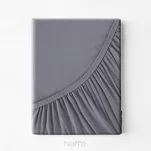 Prześcieradło z bawełny jersey 3 z gumką stalowe 220x200 - 4