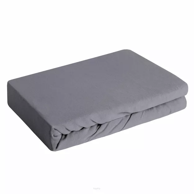 Prześcieradło z bawełny jersey 3 z gumką stalowe 220x200