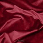 Zasłona na taśmie 140x270 SIBEL welwetowa Pierre Cardin bordowa jednokolorowa  - 3