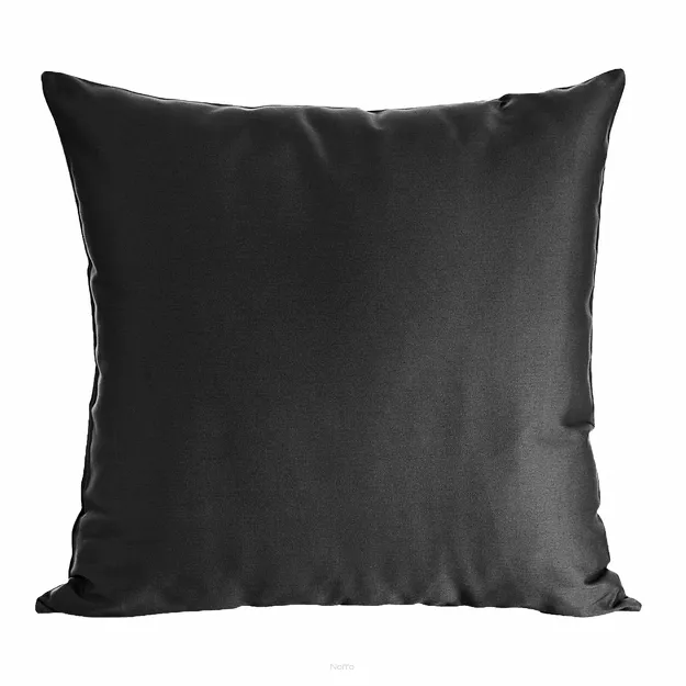 Poszewka satynowa jednokolorowa 40x40 NOVA 1 czarna