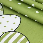Bieżnik welwetowy 35x140 WIOSNA zielony wielkanocny - 3