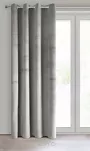 Zasłona na przelotkach 140x250 PIERRE welwetowa srebrna jednokolorowa - 5