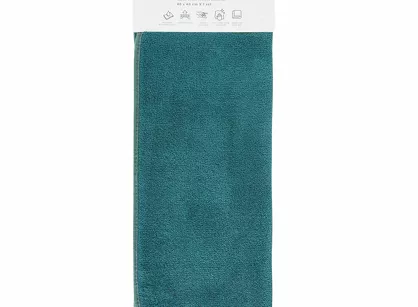 Ściereczka z mikrofibry 40x40 TALA ciemna zieleń szybkoschnąca puszysta Design 91