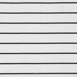 Pościel satynowa 160x200 RAYA biała czarna w paseczki - 4