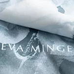 Pościel z makosatyny 220x200 BLOOM Eva Minge miętowa kremowa designerski wzór Premium - 4