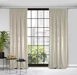 Zasłona na taśmie 135x300 ROSA welwetowa beżowa Design 91 - 8