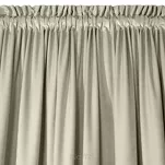 Zasłona na taśmie 135x300 ROSA welwetowa beżowa Design 91 - 7